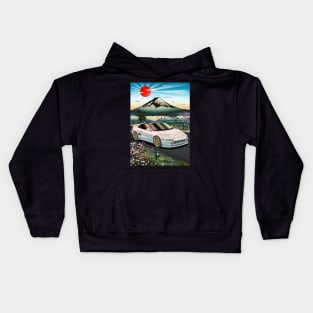 Toyota MR2 SW20 (1989) Mount Fuji Kids Hoodie